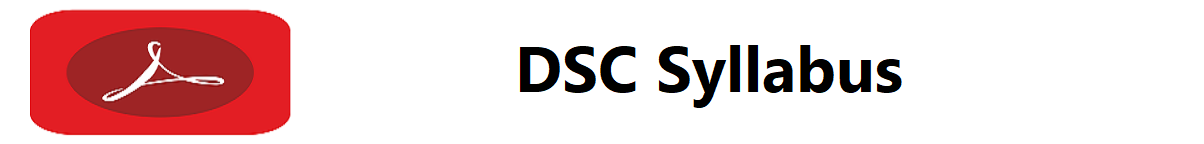 AP DSC Syllabus 2020 