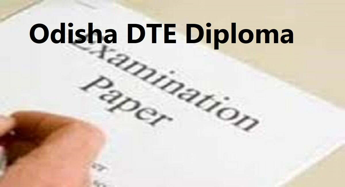 Odisha DTE Diploma Model Paper 2020 1st 2nd, 3rd 4th, 5th, 6th, 7th, 8th Semester Download