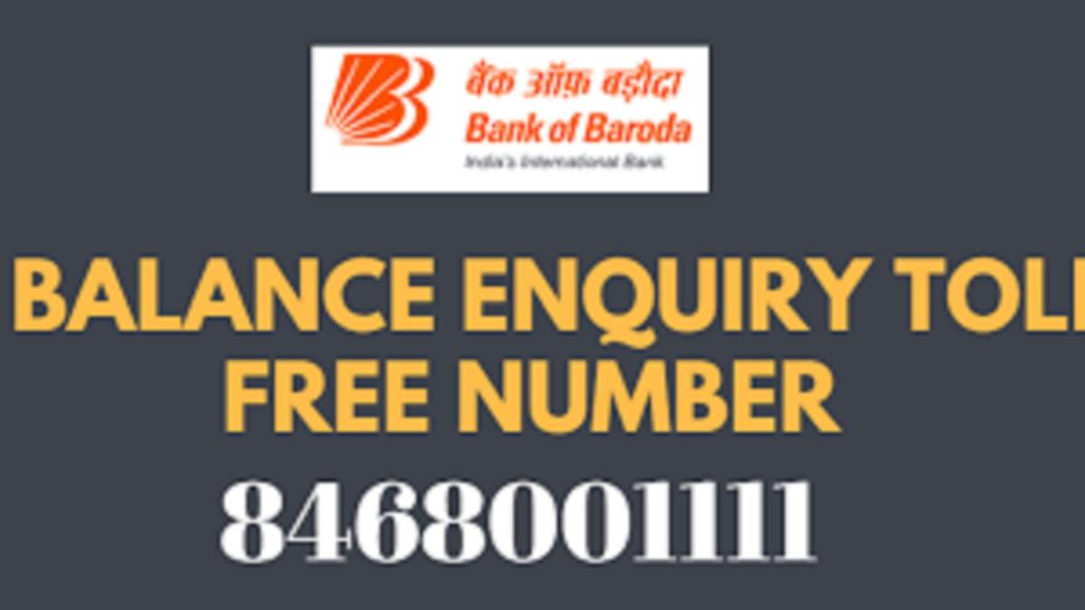 BOB Missed Call Number, BOB Balance Enquiry 2023, Bank of Baroda Missed Call Alert Number For Account Balance Check